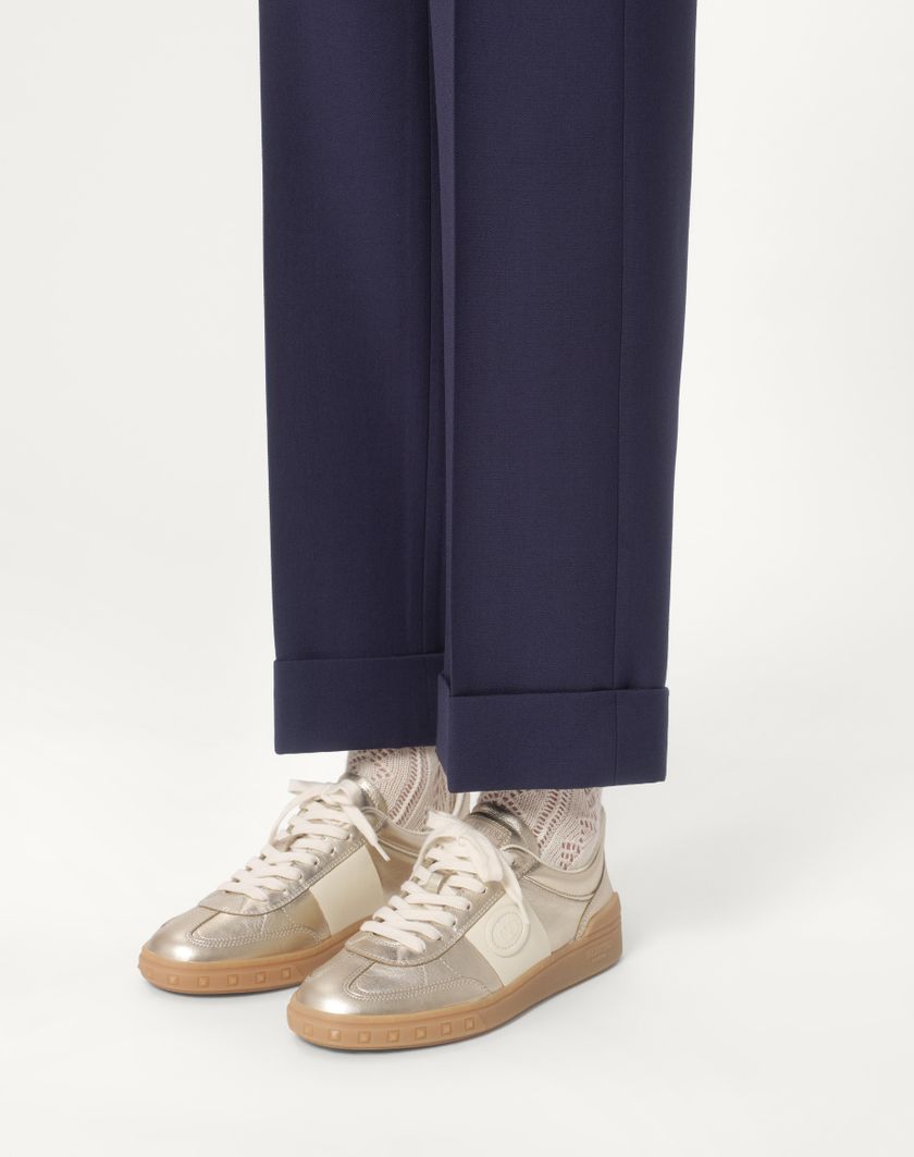 UPVILLAGE TRAINER IN LAMINATED CALFSKIN WITH NAPPA CALFSKIN LEATHER BAND - Image 6